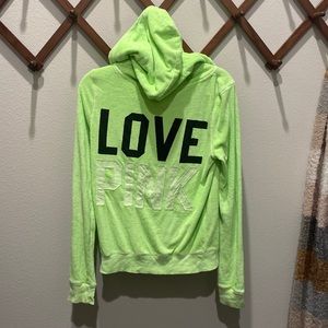 Victorias Secret Pink Zip-up Sweatshirt